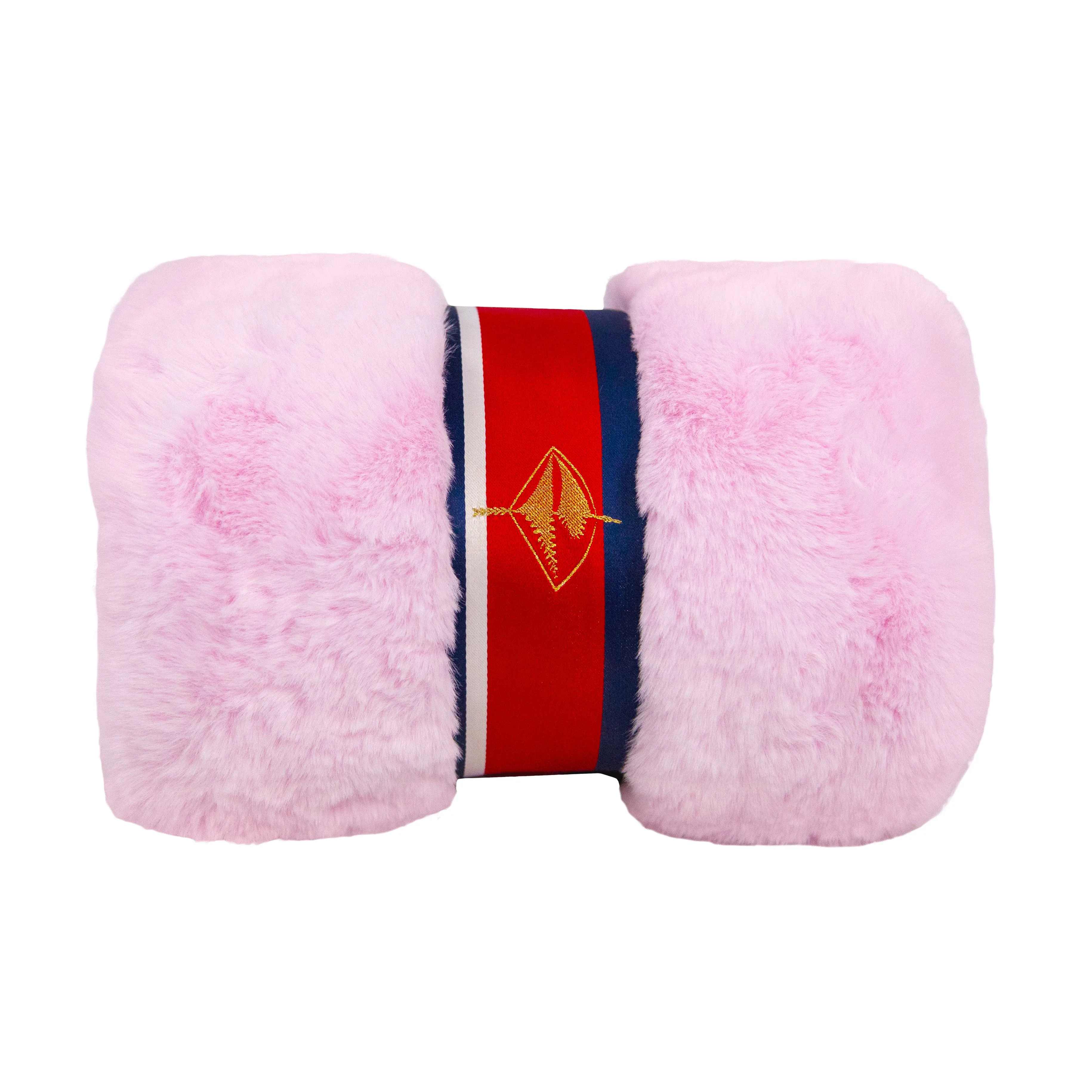 Pink Faux Fur Baby Blanket