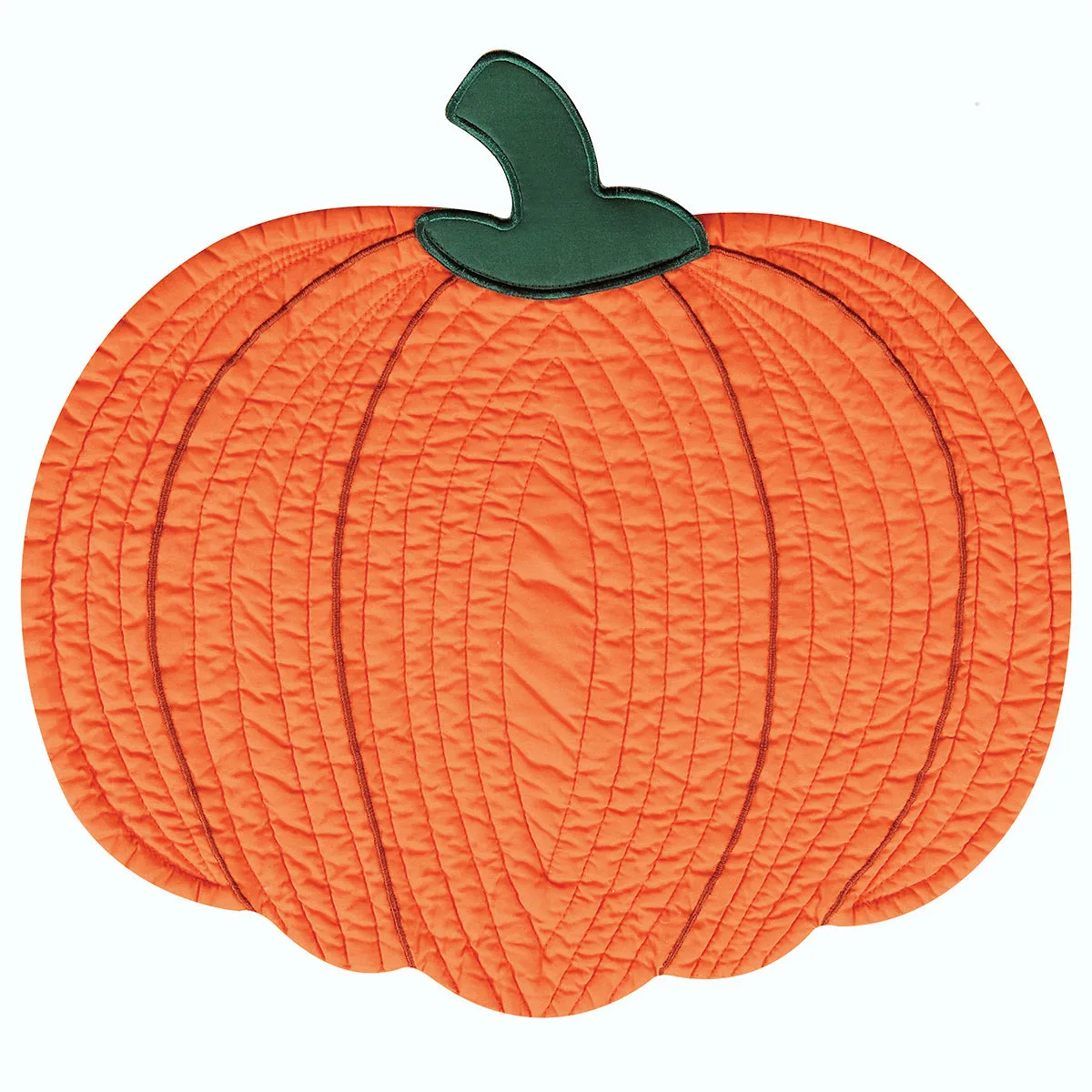 Pumpkin Shaped Quilted Placemat