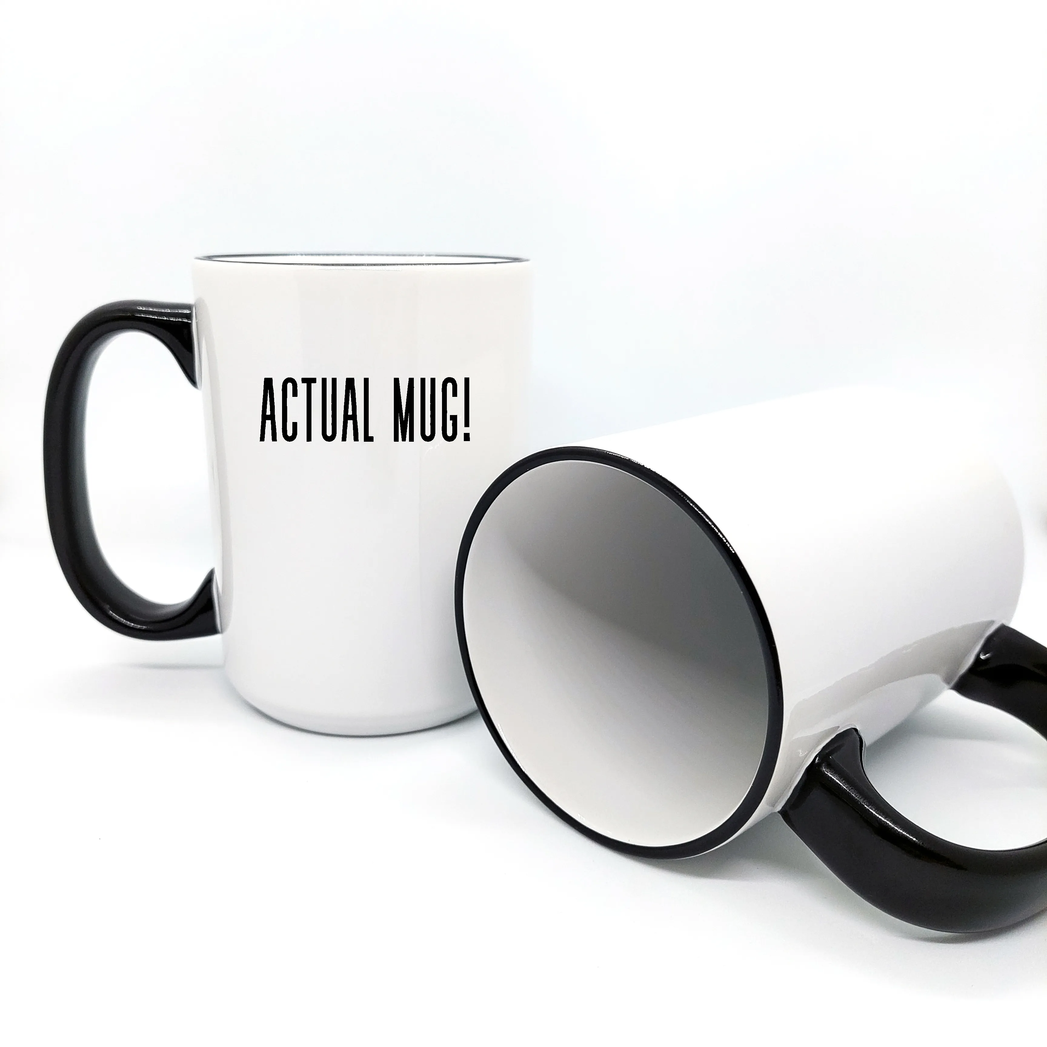 "Space Raven" (Black/White Version) - 15oz Coffee Mug