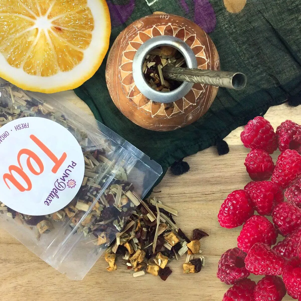 Raspberry Revitalizer Lemon Mate Tea