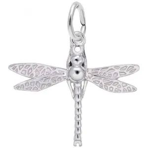 Rembrandt Dragonfly Charm in Sterling Silver