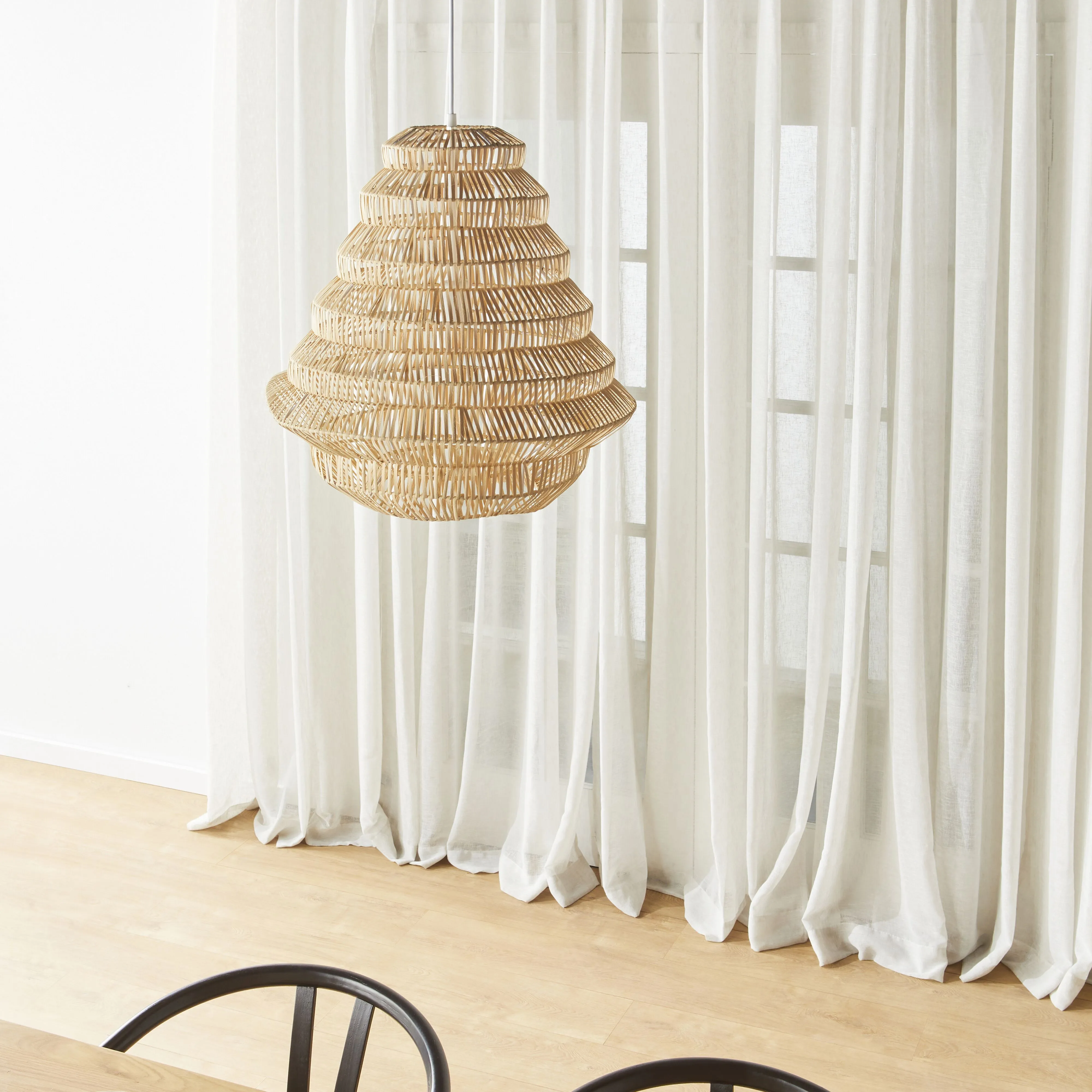 Romsey Rattan Weave Pendant 50x50cm