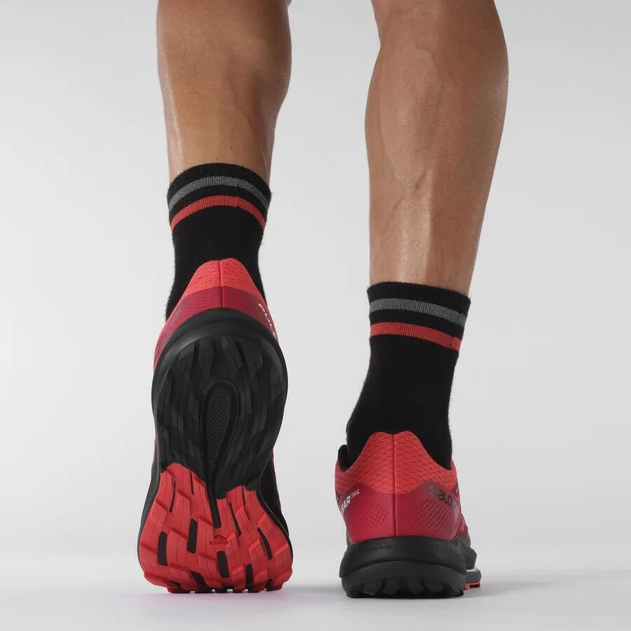 Salomon Pulsar Trail | Poppy Red / Biking Red / Black | Mens