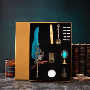 Special Present Enchanted Quill - Elevate Your Correspondence with a Captivating Feather Pen Set