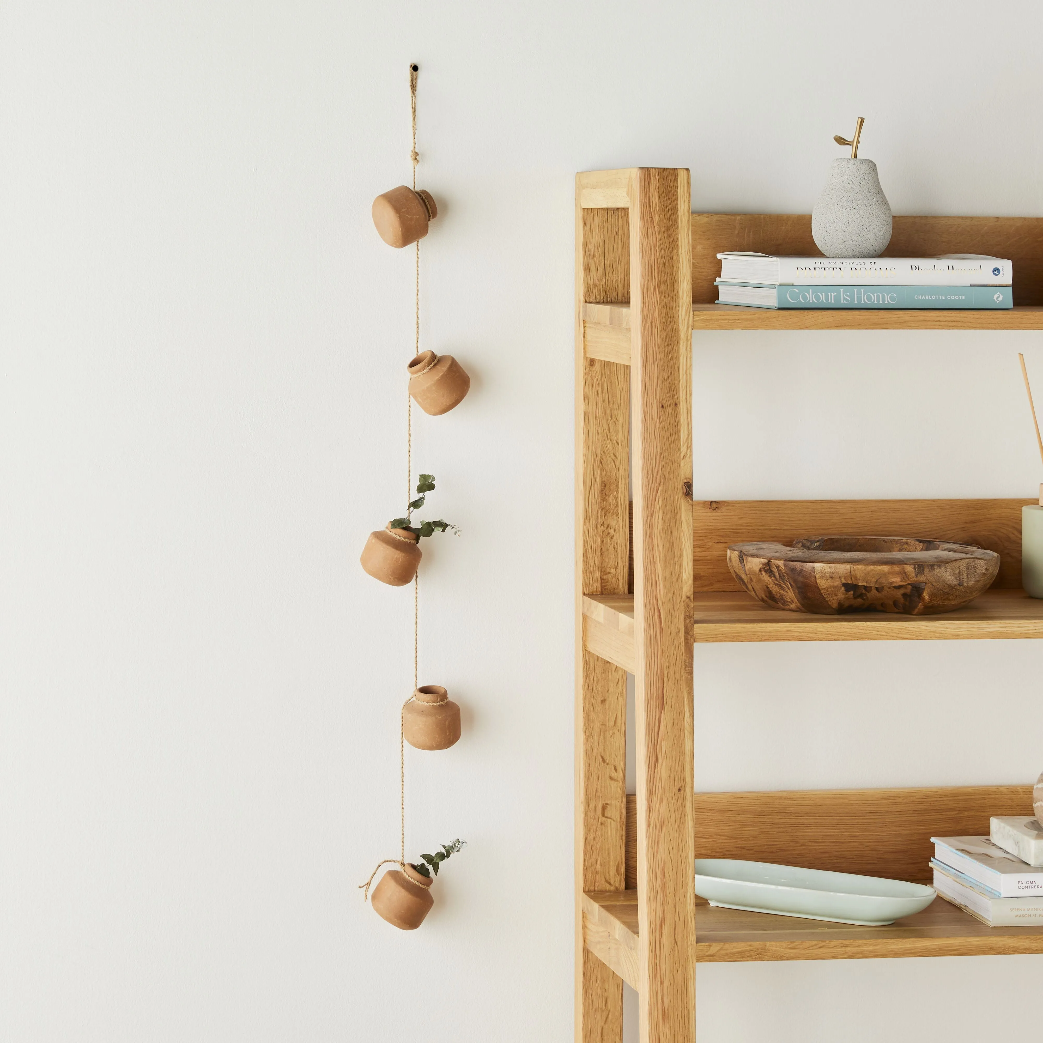 Terracotta Hanging Pots Natural 30x6x6cm