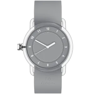 TID No.3 TR90 38mm Grey / Grey Silicone Strap / Transparent Buckle