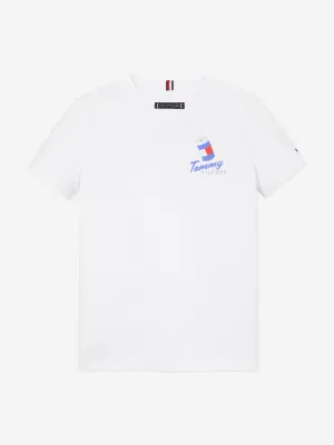 Tommy Hilfiger Boys Fun Print T-Shirt in White