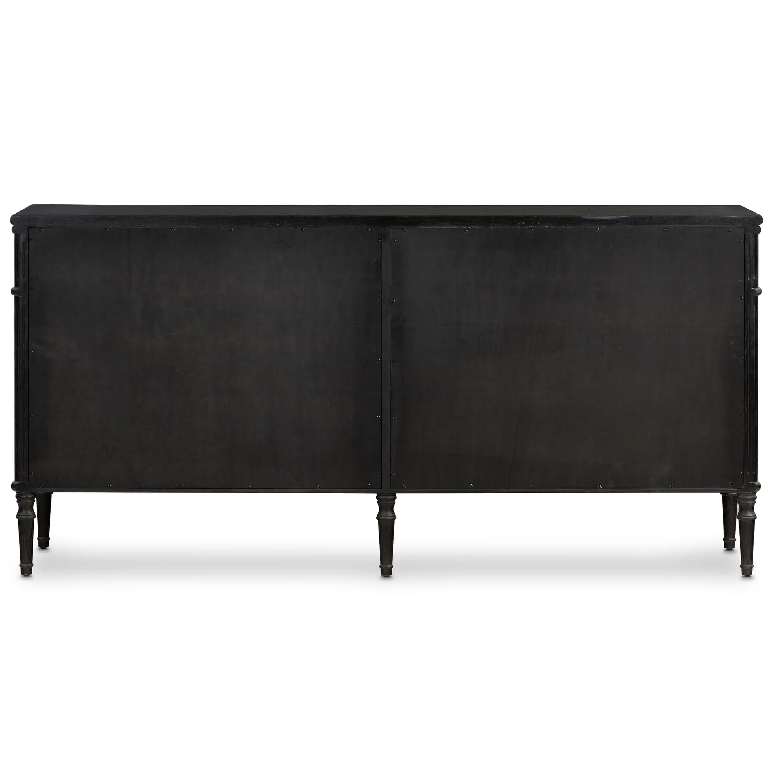Toulouse 6 Drawer Dresser, Distressed Black