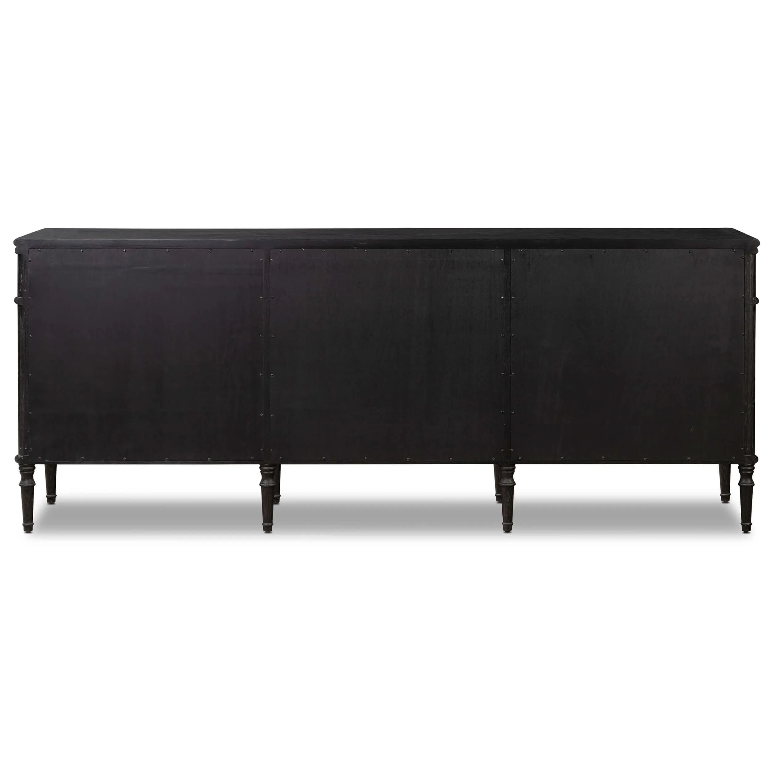 Toulouse 9 Drawer Dresser, Distressed Black