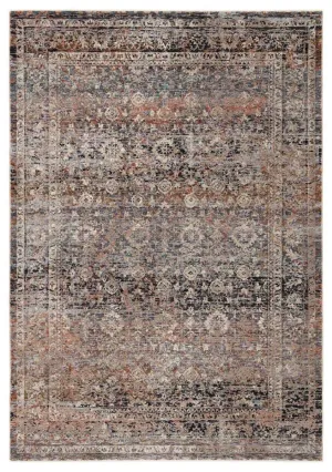 Valentia VLN03 Elio Gray/Black Rug