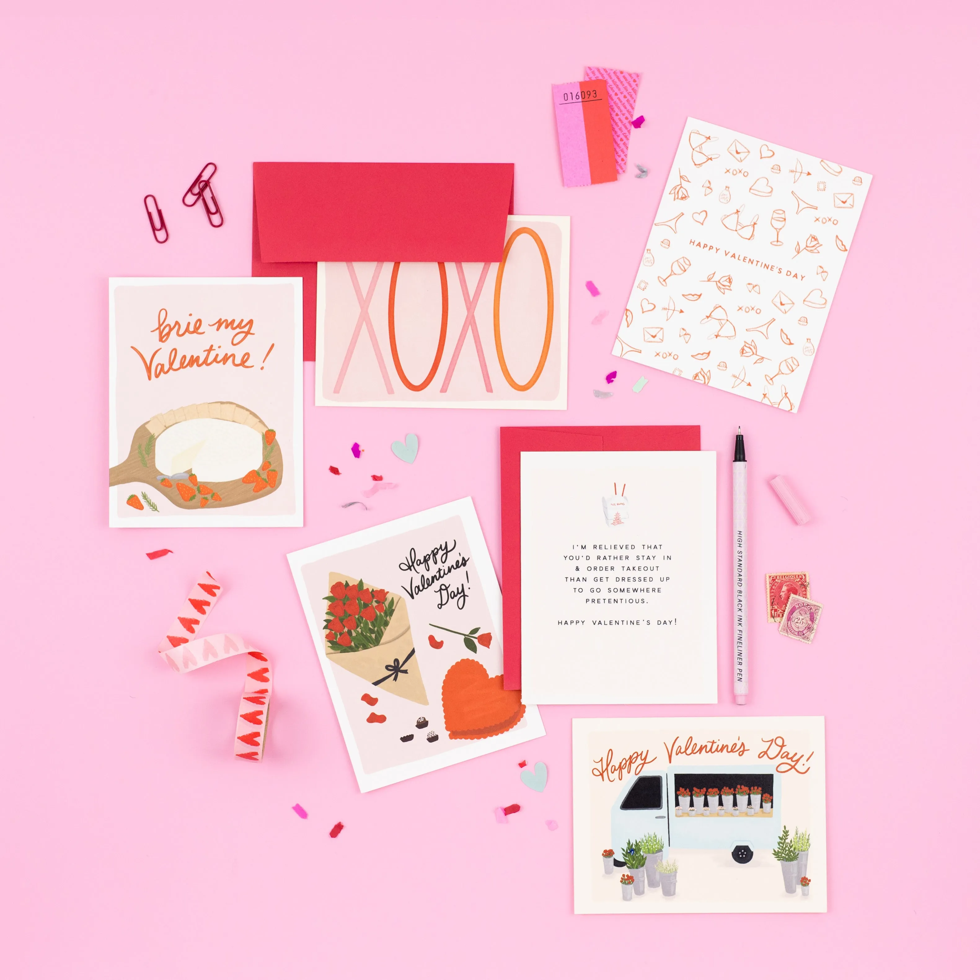 Valentine Sketches Card | Timeless Valentine’s Day Card