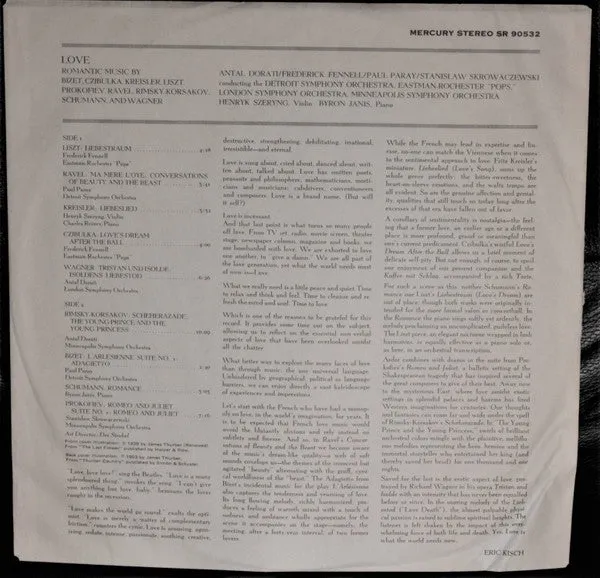Various - Love - What The World Needs Now... (LP, Album, Comp) (VG )