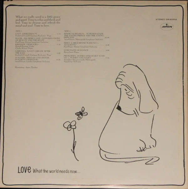 Various - Love - What The World Needs Now... (LP, Album, Comp) (VG )
