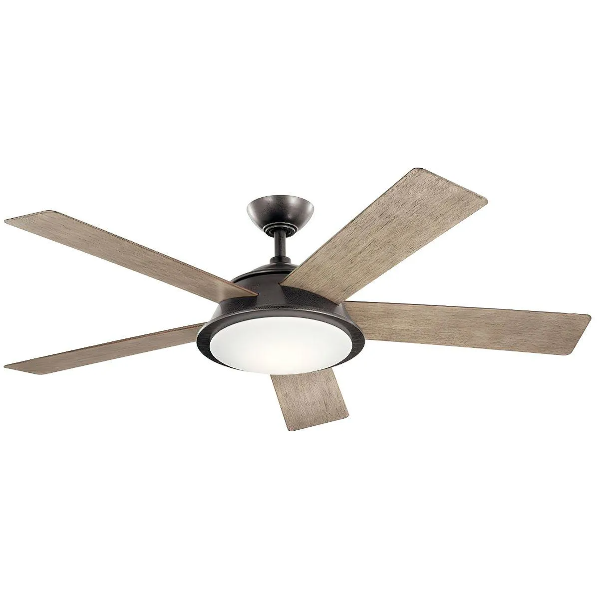 Verdi 56 Inch Anvil Iron LED Coastal Ceiling Fan with Remote