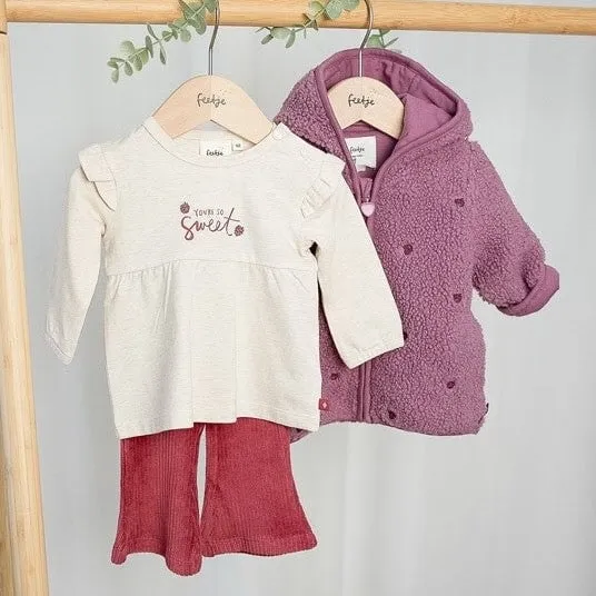 YOU'RE SO SWEET - Peached Inside Knit Jersey Swing Top
